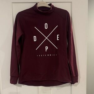 DOPE Women's Burgundy Long Sleeve Tee